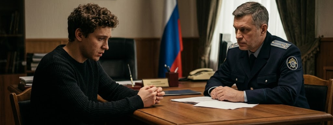 Беседа в учреждении — иллюстрация